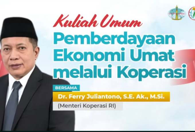 Menteri Koperasi Ferry Juliantono Beri Kuliah Umum Di Mukernas XVIII Wahdah Islamiyah